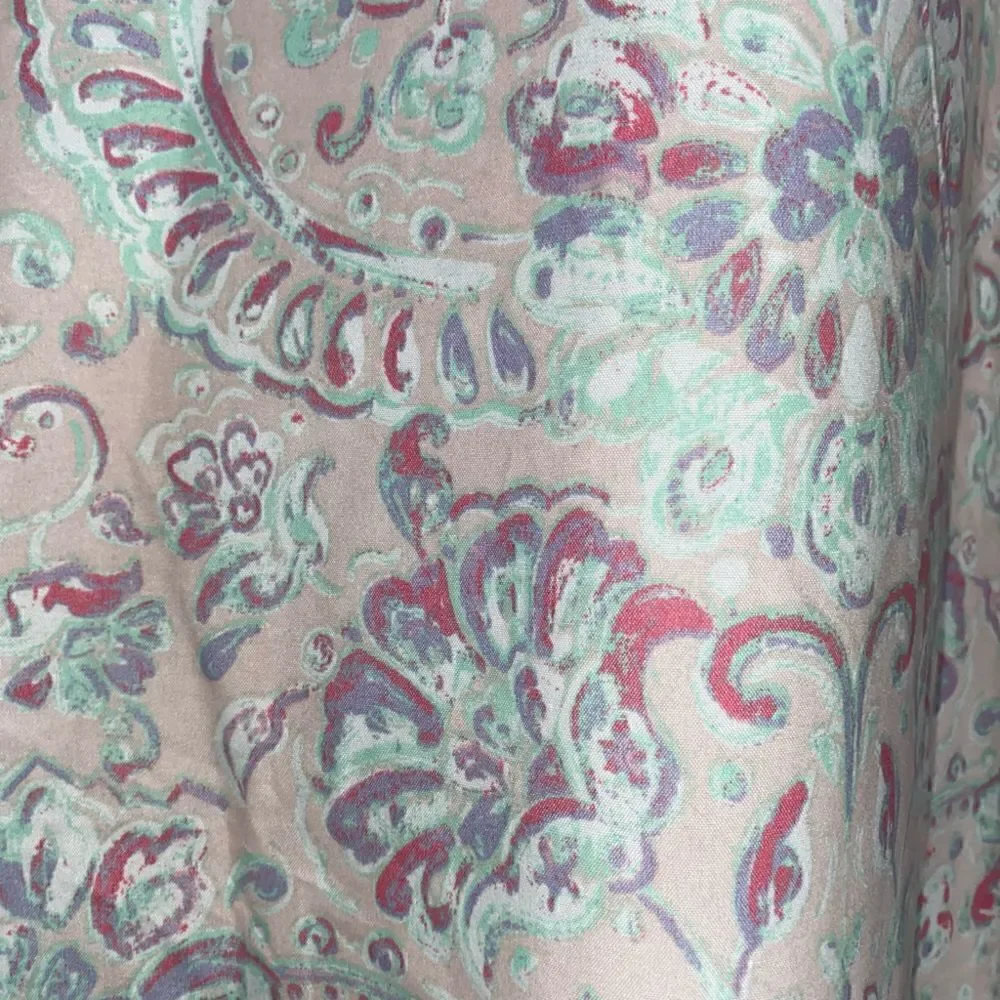 Nicole Miller kids floral print curtains 2 panels approx 96”x50”